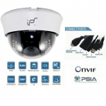 1 Mega Pixel High Definition IP network Dome camera with IR 20M  PoE Onvif conformant and IR CUT